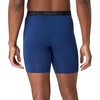 image:imageHanes Mens Underwear Boxer Briefs or LongLeg Boxer Briefs Pack 3 Pack NoRideUp StretchCotton Men ClothingGrey  Navy  Blue  Long Leg Briefs