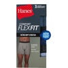 image:imageHanes Mens Underwear Boxer Briefs or LongLeg Boxer Briefs Pack 3 Pack NoRideUp StretchCotton Men ClothingGrey  Navy  Blue  Long Leg Briefs