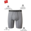 image:imageHanes Mens Underwear Boxer Briefs or LongLeg Boxer Briefs Pack 3 Pack NoRideUp StretchCotton Men ClothingNavyGreyBlack  Long Leg Briefs