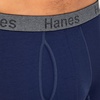 image:imageHanes Mens Underwear Boxer Briefs or LongLeg Boxer Briefs Pack 3 Pack NoRideUp StretchCotton Men ClothingNavyGreyBlack  Long Leg Briefs