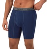 image:imageHanes Mens Underwear Boxer Briefs or LongLeg Boxer Briefs Pack 3 Pack NoRideUp StretchCotton Men ClothingNavyGreyBlack  Long Leg Briefs