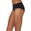 image:imageHanes Womens Comfort Period Underwear Bikini Period Underwear Super Leaks Period Underwear 3pack3pack Hipsters  BlackDot PrintConcrete Heather