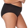 image:imageHanes Womens Just My Size Comfort Period Brief Period Underwear Super Leaks 2pack Plus SizesPecanBlack
