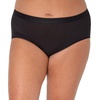 image:imageHanes Womens Just My Size Comfort Period Brief Period Underwear Super Leaks 2pack Plus SizesPecanBlack