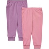 image:imageHanes BabyBoys Pure Comfort Baby French Terry Joggers Baby Girl and Baby Boy Pants 2PackPurpleRose