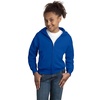 image:imageHanes Big Boys Eco Smart Fleece Zip Hood Black LargeDeep Royal
