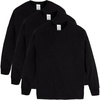 image:imageHanes Boys ComfortSoft LongSleeve TShirt Pack Cotton Tees for Boys 3PackBlack