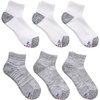image:imageHanes Mens Socks Pack 6pack Moves Performance Moisturewicking Ankle Heel Shield amp Ankle Socks Breathable MeshNavyBlack  Ankle