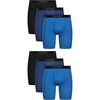 image:imageHanes Mens Underwear Boxer Brief Pack Performance Stretch Underwear Moisturewicking Boxer Briefs for Men 6packBlack  Blue  Navy