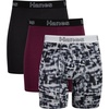 image:imageHanes Mens Underwear Boxer Briefs or LongLeg Boxer Briefs Pack 3 Pack NoRideUp StretchCotton Men ClothingBlackCranberry Concrete  3pack  Long Leg Briefs