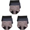 image:imageHanes Womens Comfort Period Underwear Pack Light Leaks Period Panties Light Protection Underwear 3PackBreve  Neutros