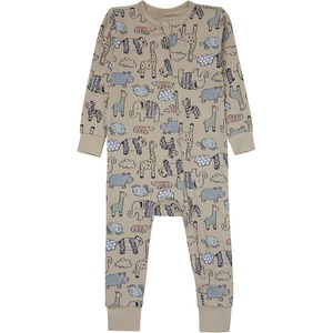 image:imageHanes Baby Pure Comfort Organic Long Sleeve Footless Sleep N Play Infant Playsuit Boys amp GirlsBeige Wild