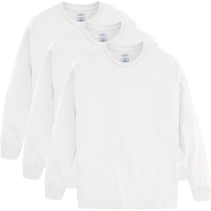 image:imageHanes Boys ComfortSoft LongSleeve TShirt Pack Cotton Tees for Boys 3PackWhite