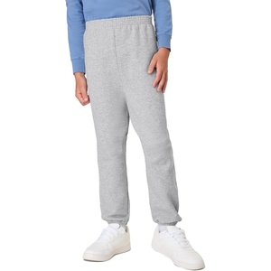 image:imageHanes Boys Ecosmart Fleece Sweatpants Midweight CottonPoly Fleece Pants for BoysLight Steel