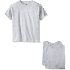 image:imageHanes Boys Essentials Short Sleeve Tshirt Value Pack 3 or 6PackLight Steel  3 Pack