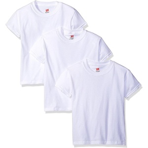 image:imageHanes Boys Essentials Short Sleeve Tshirt Value Pack 3 or 6PackWhite  3 Pack
