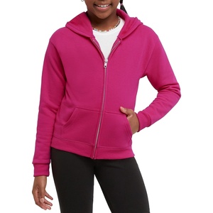 image:imageHanes Girls Comfortsoft Ecosmart FullZip HoodieAmaranth