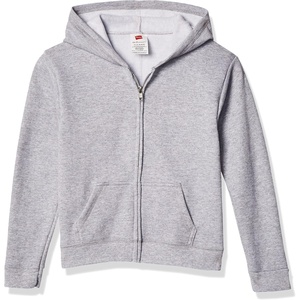 image:imageHanes Girls Comfortsoft Ecosmart FullZip HoodieLight Steel