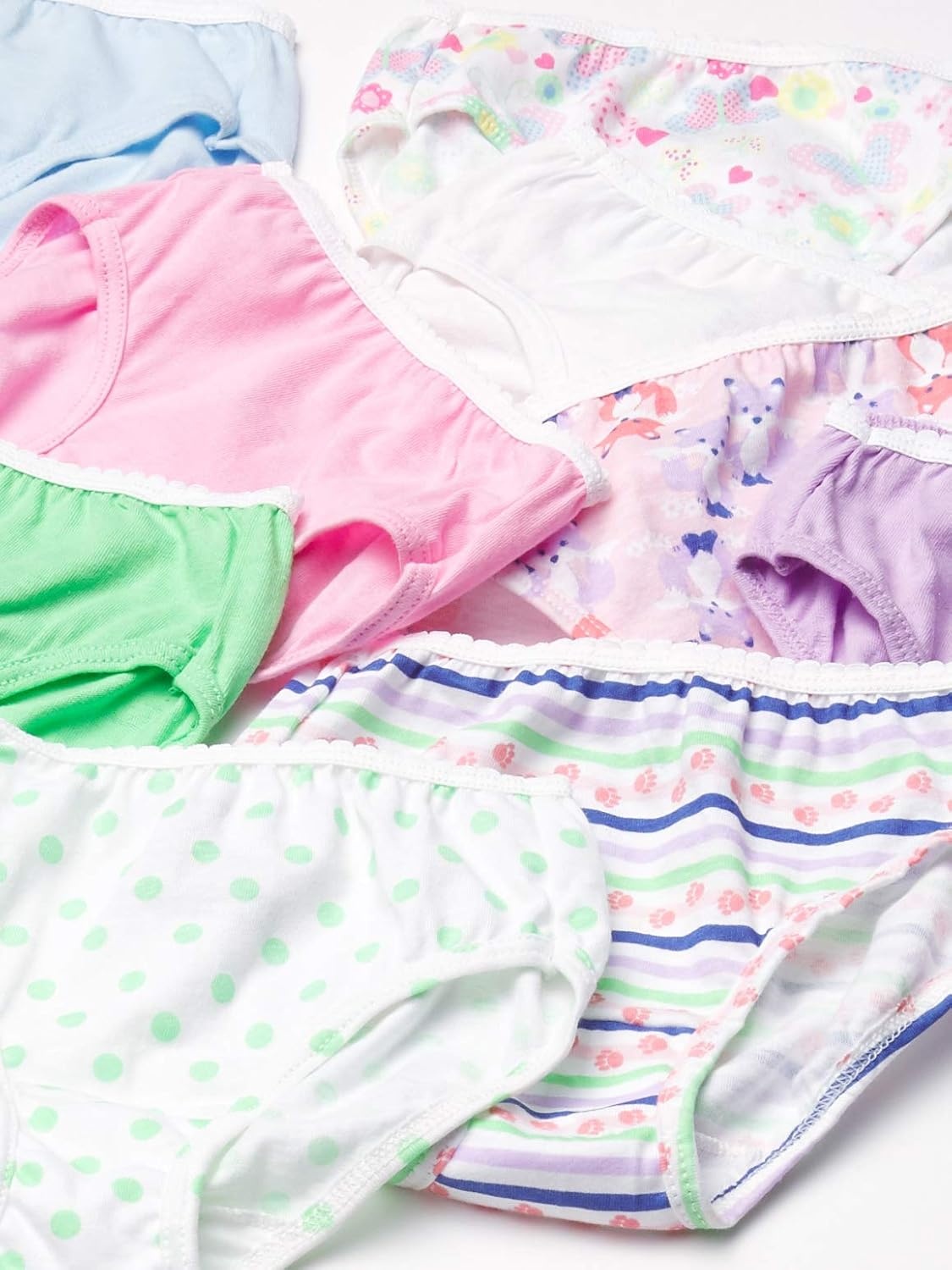 image:imageHanes Girls Hanes Girls 20pack Tagless Cotton Brief PantiesBriefs  Assorted 2  10 Pack