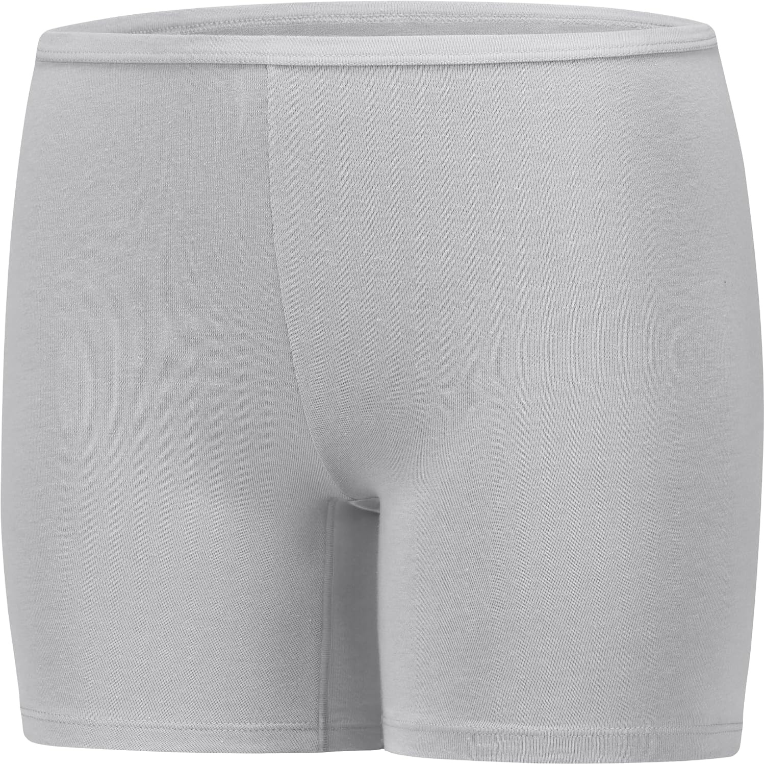 image:imageHanes Girls Play Shorts Cotton Stretch Play Shorts for Girls Pullon Shorts Assorted Solids MultipacksGrey Heather  Black  Blue