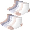 image:imageHanes Baby Boys Lowcut Socks Pack  10pack  Pure Comfort Socks for Infants amp Toddler Boys  Organic Cotton BlendWhite  Heather Grey  Heather Blue  Brown  Khaki  12 Pack
