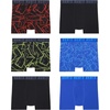 image:imageHanes Boys Moves Breathable Boxer Brief Underwear Performance Stretch Boxer Briefs for Boys Moisturewicking 6pkBlueBlackRedLime Print