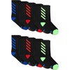 image:imageHanes Boys Moves Socks Breathable Mesh Performance Socks Ankle Crew No Show Moisturewicking 10packBlack  Crew