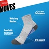 image:imageHanes Boys Moves Socks Breathable Mesh Performance Socks Ankle Crew No Show Moisturewicking 10packGrey  Ankle
