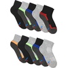 image:imageHanes Boys Moves Socks Breathable Mesh Performance Socks Ankle Crew No Show Moisturewicking 10packGreyBlack  Ankle