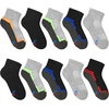 image:imageHanes Boys Moves Socks Breathable Mesh Performance Socks Ankle Crew No Show Moisturewicking 10packGreyBlack  Ankle