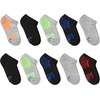 image:imageHanes Boys Moves Socks Breathable Mesh Performance Socks Ankle Crew No Show Moisturewicking 10packGreyBlack  No Show