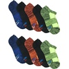 image:imageHanes Boys Moves Socks Breathable Mesh Performance Socks Ankle Crew No Show Moisturewicking 10packOrangeYellow  No Show