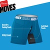 image:imageHanes Boys Moves Underwear Antichafe Boxer Briefs for Boys 6packBlackBlueLime Regular Leg