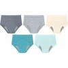 image:imageHanes Boys Potty Training Underwear Light Leaks Toddler Cotton Briefs and Boxer Briefs MultipackBlueGray  5 Pack