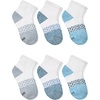 image:imageHanes Boys Socks Ankle Crew amp No Show 6pack Absolute Active Cushioned Sports Socks for Boys Moisturewicking AthleticBlueWhite  Ankle