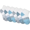 image:imageHanes Boys Socks Ankle Crew amp No Show 6pack Absolute Active Cushioned Sports Socks for Boys Moisturewicking AthleticBlueWhite  Ankle