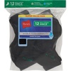 image:imageHanes Boys Socks Pack Double Tough Moisture Wicking Ankle Crew No Show Socks 12 amp 14 Pair PacksBlack  Ankle  12 Pack