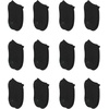 image:imageHanes Boys Socks Pack Double Tough Moisture Wicking Ankle Crew No Show Socks 12 amp 14 Pair PacksBlack  No Show  12 Pack