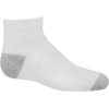 image:imageHanes Boys Socks Pack Double Tough Moisture Wicking Ankle Crew No Show Socks 12 amp 14 Pair PacksWhite  Ankle  12 Pack
