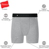 image:imageHanes Boys Underwear Boxer Briefs Or Briefs Pack 8 Or 12 Pack Cotton Stretch Underwear for Boys amp Toddler BoysBlack  Jade  Blue Heather  Concrete