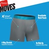 image:imageHanes Boys Underwear Boxer Briefs Pack 6pack Moves Breathable Boxer Briefs for Boys Moisturewicking FlexibleBlackGrey  6 Pack