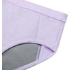 image:imageHanes Girls Absorbency Briefs Underwear 3 Pairs Confident Nights Cotton Overnight Underwear for GirlsPurpleMistGrey