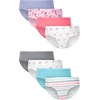 image:imageHanes Girls And Toddler Organic Underwear Brief amp Hipster 8pack Pure Comfort Organic 100 Cotton PantiesBlue  Flowers  Butterflies  Pink