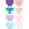 image:imageHanes Girls And Toddler Organic Underwear Brief amp Hipster 8pack Pure Comfort Organic 100 Cotton PantiesPeachBluePurpleWhite