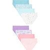 image:imageHanes Girls And Toddler Organic Underwear Brief amp Hipster 8pack Pure Comfort Organic 100 Cotton PantiesPurpleBluePink