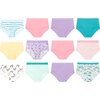 image:imageHanes Girls And Toddlers Underwear Stretch Cotton Panties 12pack Briefs Bikini and Hipsters for GirlsPink  Yellow  Purple  Teal
