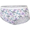 image:imageHanes Girls And Toddlers Underwear Stretch Cotton Panties 12pack Briefs Bikini and Hipsters for GirlsWhite  Purple  Blue  Grey  Floral Print  Dot Print  Tiedye Print