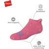 image:imageHanes Girls Comfort Fit Heel Shield and No Show Socks 10Pair PacksCoralPinkLilacGreenGray