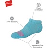 image:imageHanes Girls Comfort Fit Heel Shield and No Show Socks 10Pair PacksPinkBlueOrangeGreenPurple