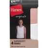 image:imageHanes Girls Originals Tank Pack Supersoft Tank Top for Girls Modal Stretch Rib Tanks 4PackPinkWhiteCoralViolet 4pack